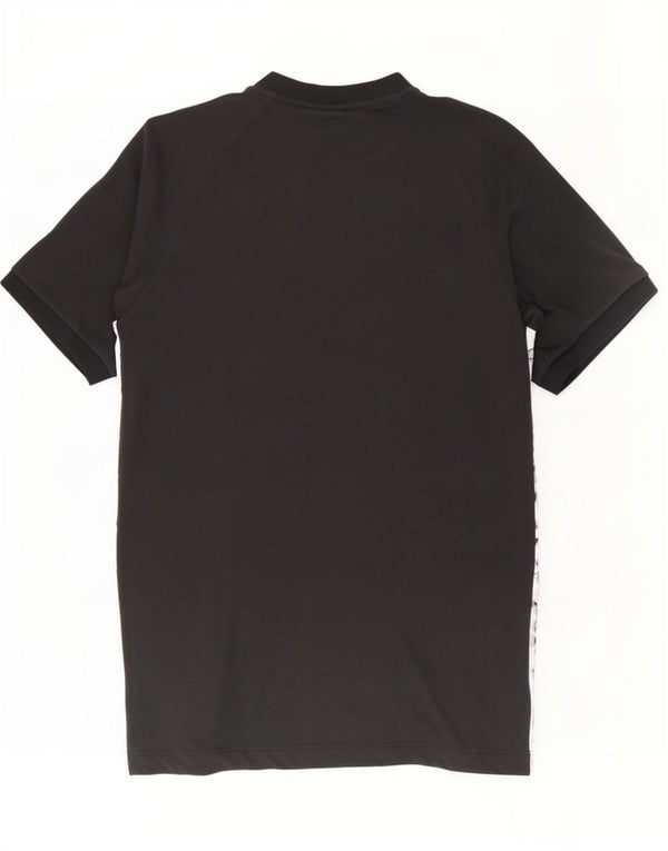 Ανδρικό γραφικό T-Shirt Adidas Top Small Black Colourblock Πολυεστέρας