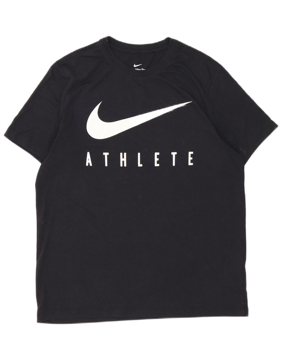 Ανδρικό γραφικό μπλουζάκι Nike Dri Fit, μαύρο πολυεστέρα
