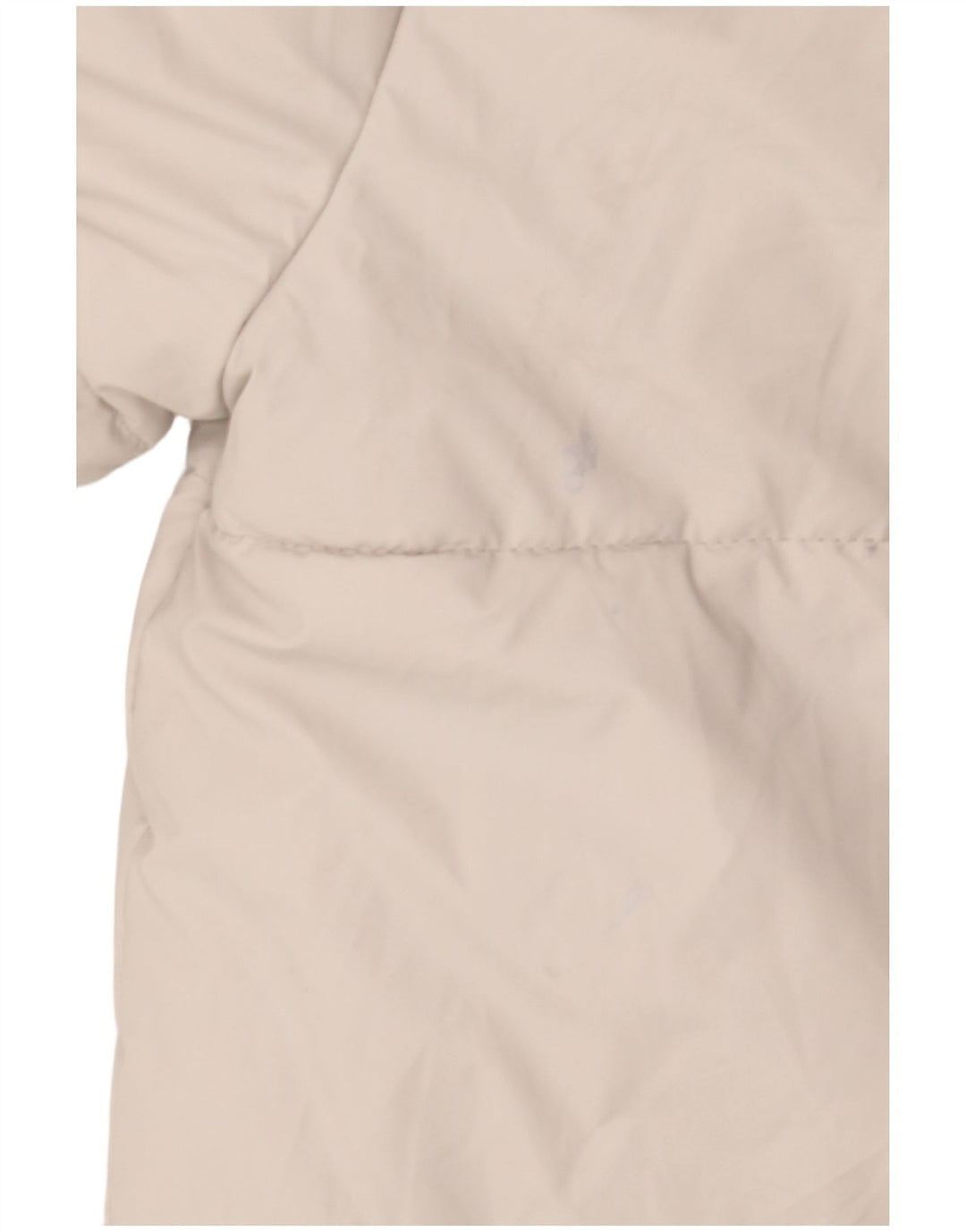 Zara Γυναικείο μπουφάν με κουκούλα UK 16 Large White Polyester