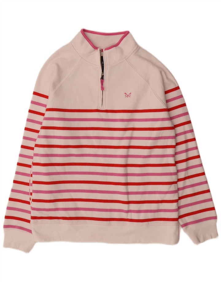 Crew Clothing Γυναικεία φούτερ Jumper UK 12 Medium πολύχρωμα ριγέ