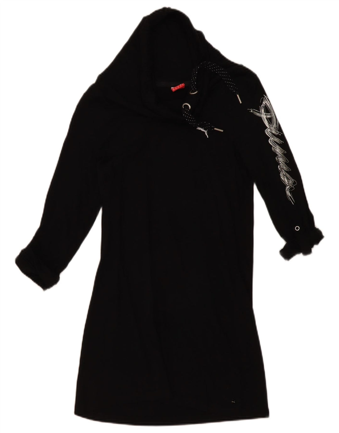 Puma Γυναικείο ρολό τούνικ τοπ UK 8 Small μαύρο