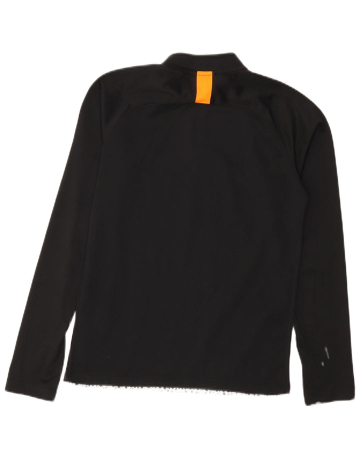 Φόρμα NIKE Boys Graphic Pullover Top 12-13 Years Large Black Spotted