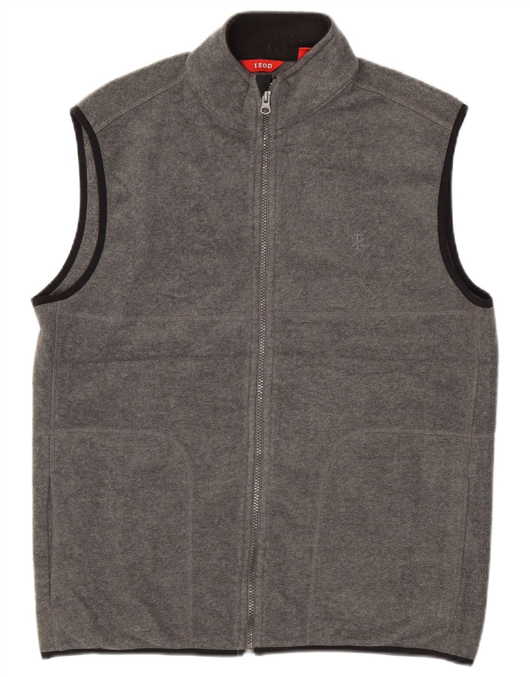 IZOD Mens Fleece Gilet UK 38 Medium Grey Polyester
