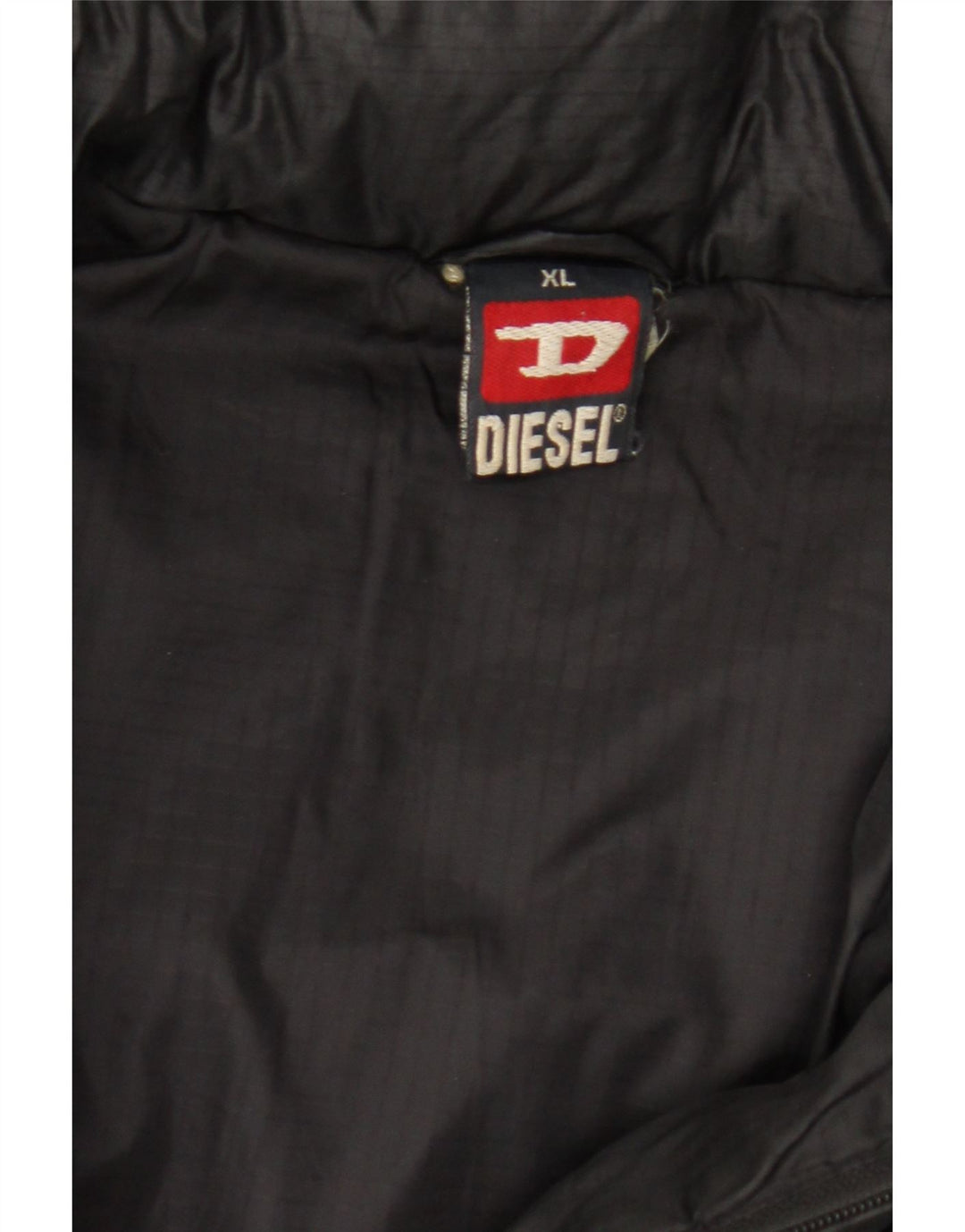 Diesel Ανδρικό μπουφάν με κουκούλα UK 42 XL Μαύρο