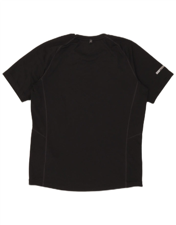 Ανδρικό T-Shirt Nike Dri Fit Top από μεσαίο μαύρο πολυεστέρα