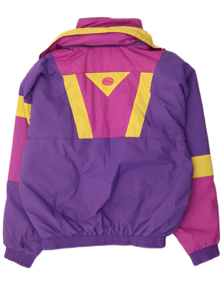 Vintage Ανδρικό Μπουφάν σκι IT 54 XL Purple Colourblock Polyamide