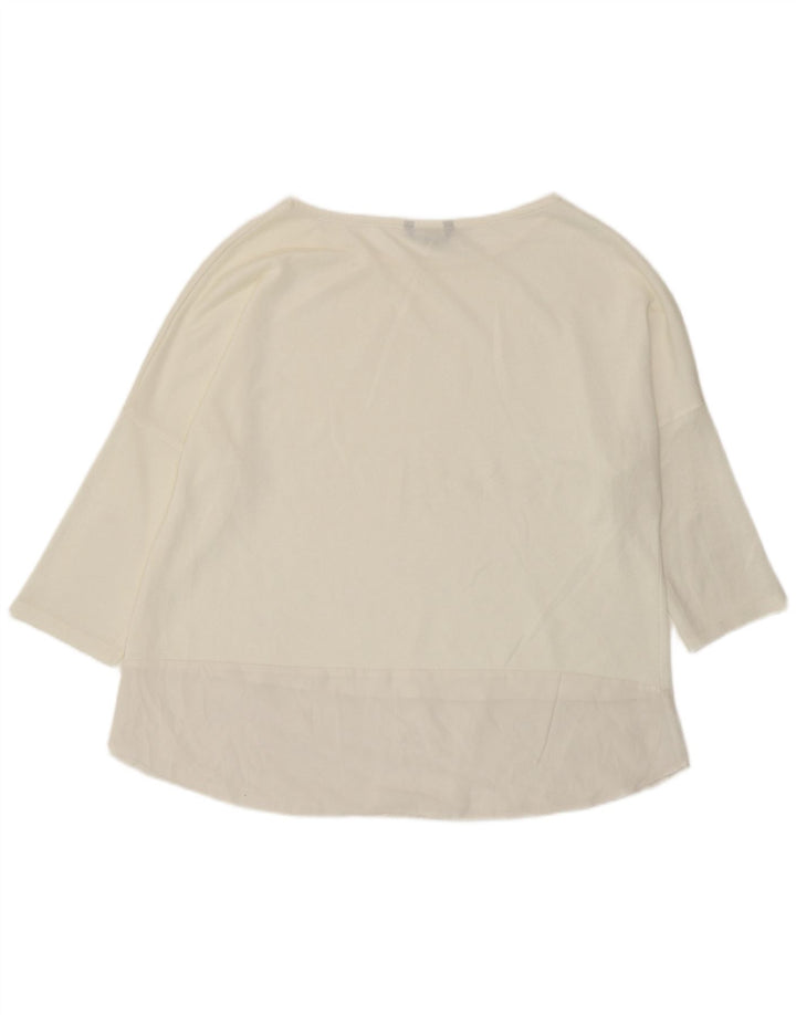 Marks & Spencer Γυναικείο τοπ 3/4 μανίκι UK 18 XL Off White