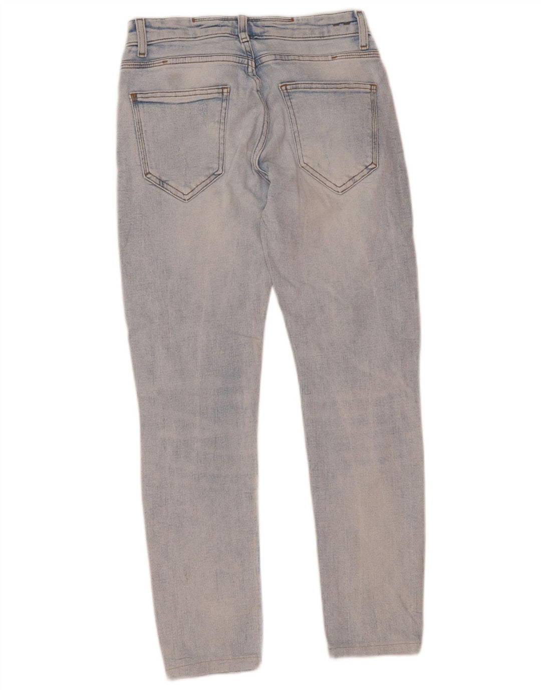 Zara Mens Distressed Slim Jeans EU 38 Small W30 L28 Blue