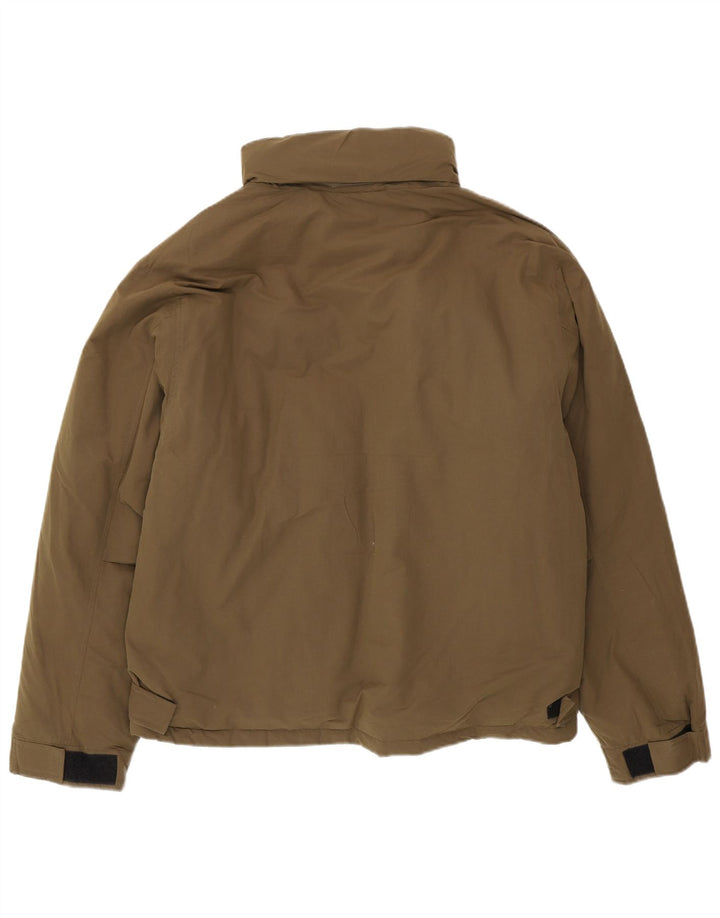 Ανδρικό μπουφάν με επένδυση Eddie Bauer UK 42 XL Khaki Nylon