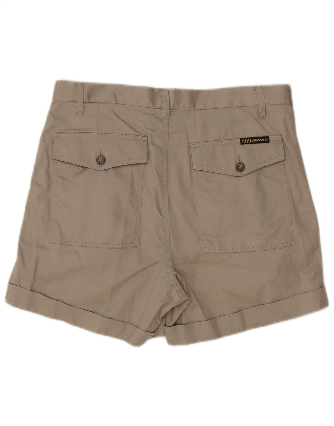 CROWN Ανδρικό σορτς Chino IT 48 Medium W32 Μπεζ βαμβακερό