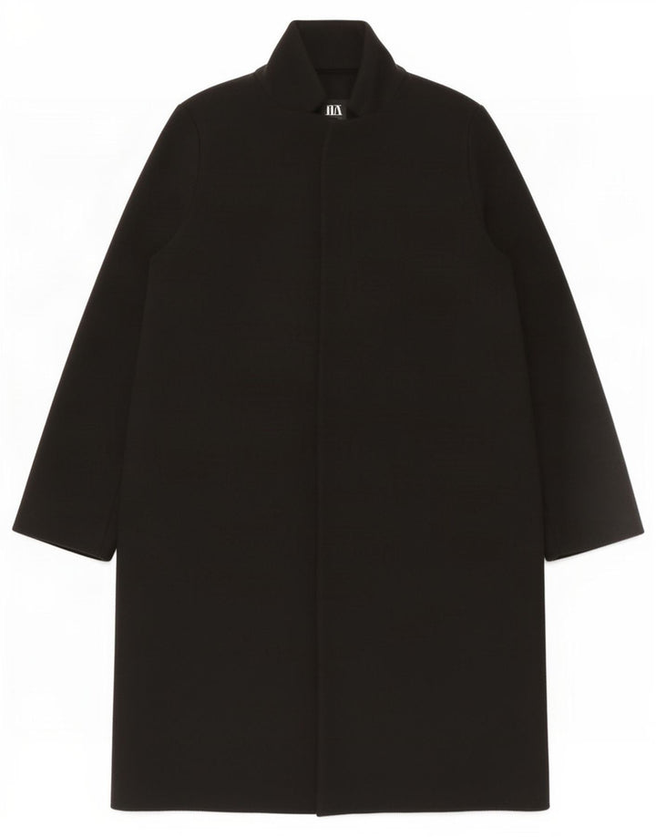 Zara Γυναικείο Παλτό UK 16 Large Black Polyester