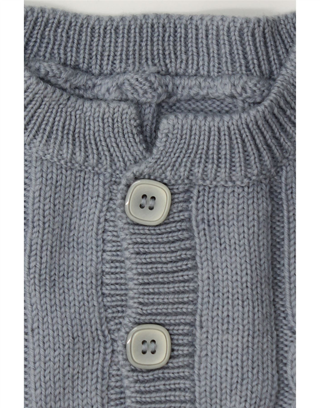 Vintage ανδρικό πουλόβερ με λαιμόκοψη XL μπλε