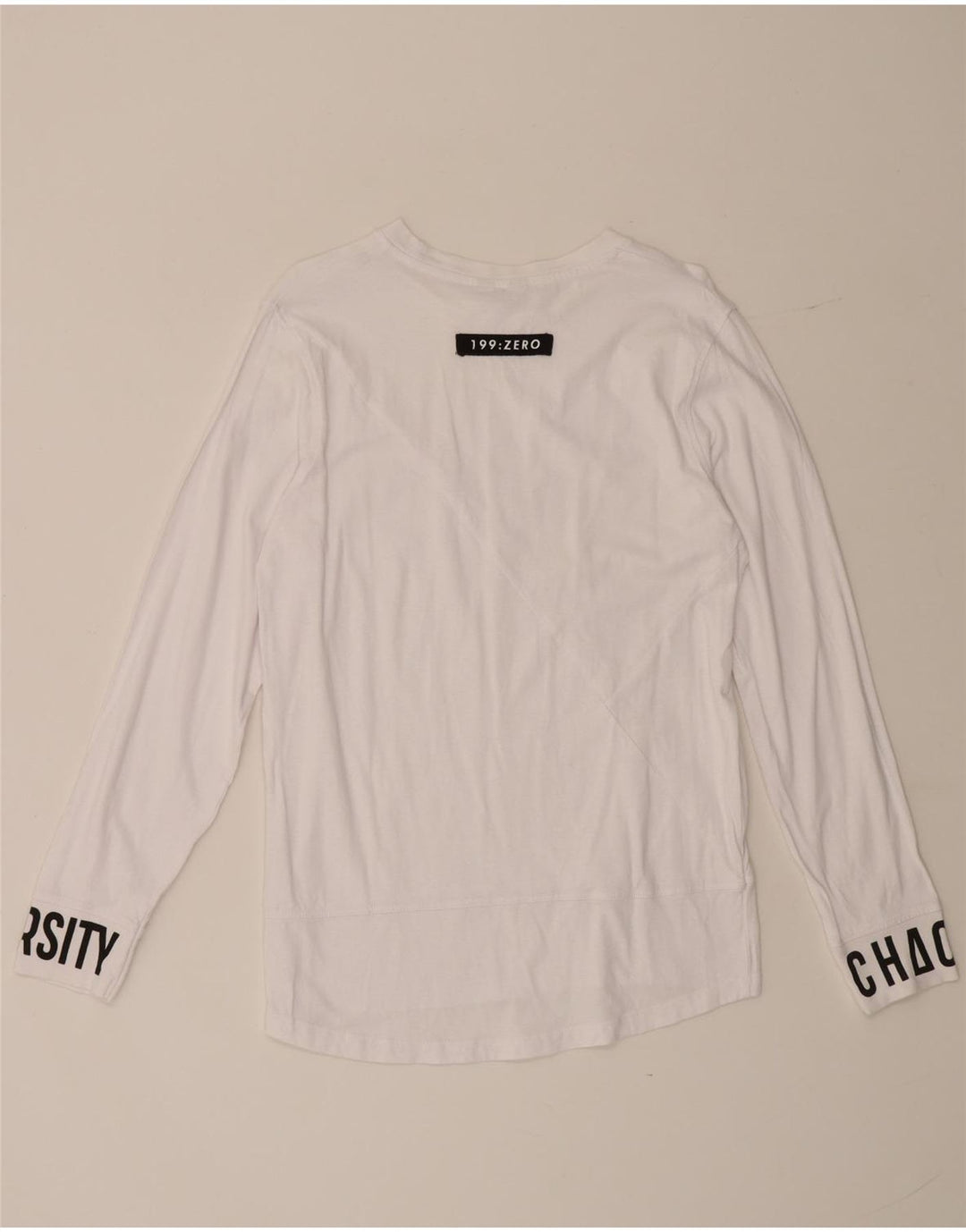 Jack & Jones Ανδρικό γραφικό μακρυμάνικο μπλουζάκι μικρό λευκό