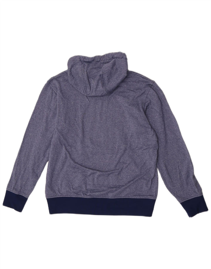 Adidas Γυναικείο Hoodie Jumper UK 14 Medium Blue Flecked Polyester