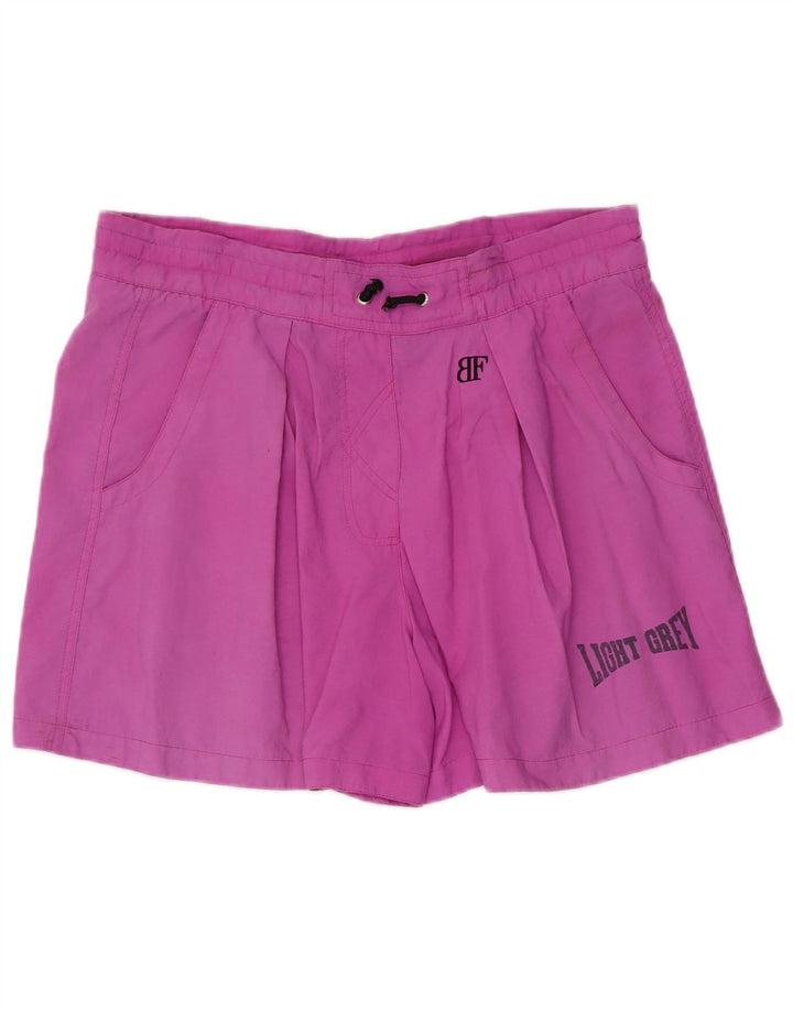 Γυναικεία γραφικά σορτς κολύμβησης Belfe & Belfe IT 42 Medium Pink Nylon