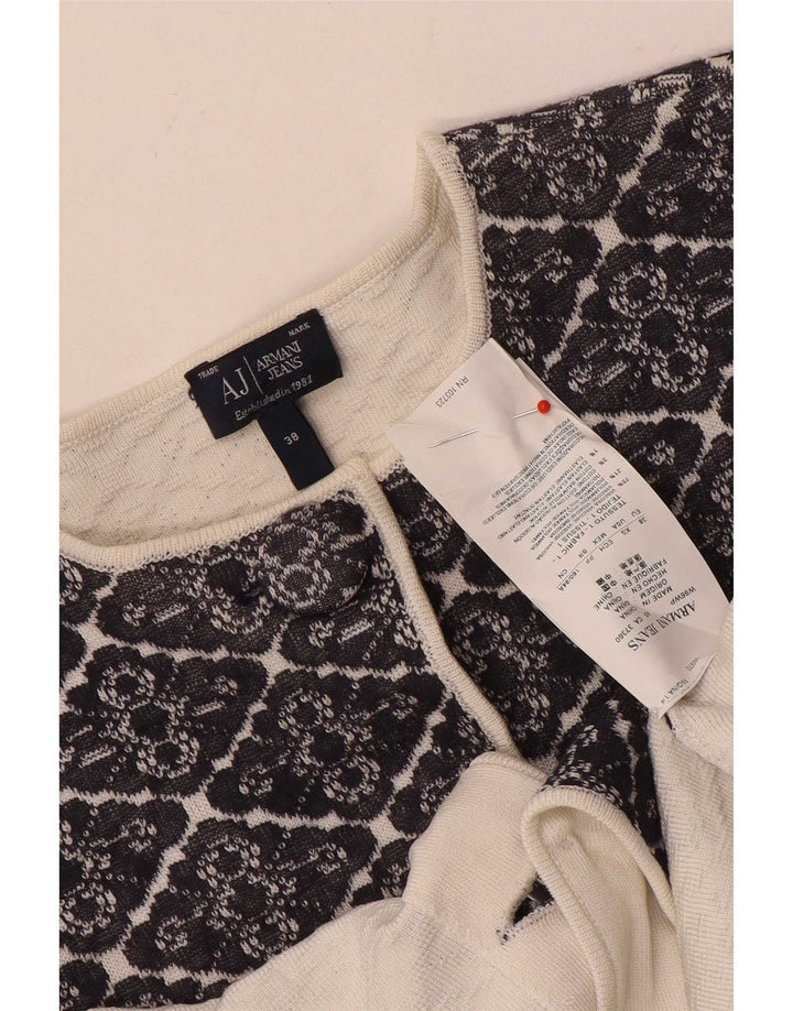 Armani Jeans Γυναικείο Μπουφάν με 4 κουμπιά Blazer IT 38 XS Μαύρο