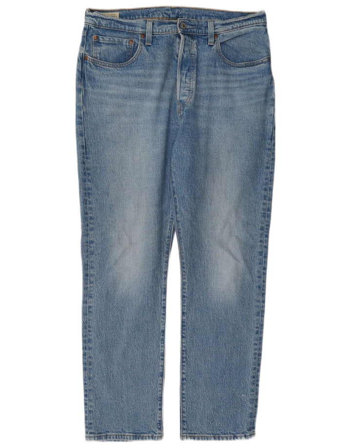 Levi's Mens 501 Straight Jeans W32 L30 Blue Cotton