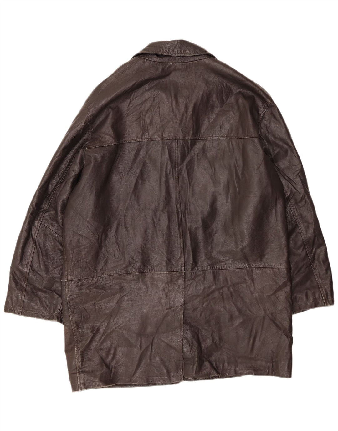 CONBIPEL Ανδρικό Δερμάτινο Παλτό IT 54 XL Καφέ Δερμάτινο