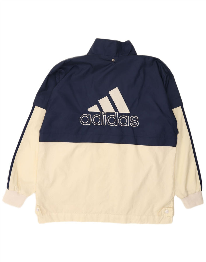 Ανδρικό μπουφάν ADIDAS Windbreaker UK 40/42 Medium Navy Blue Colorblock