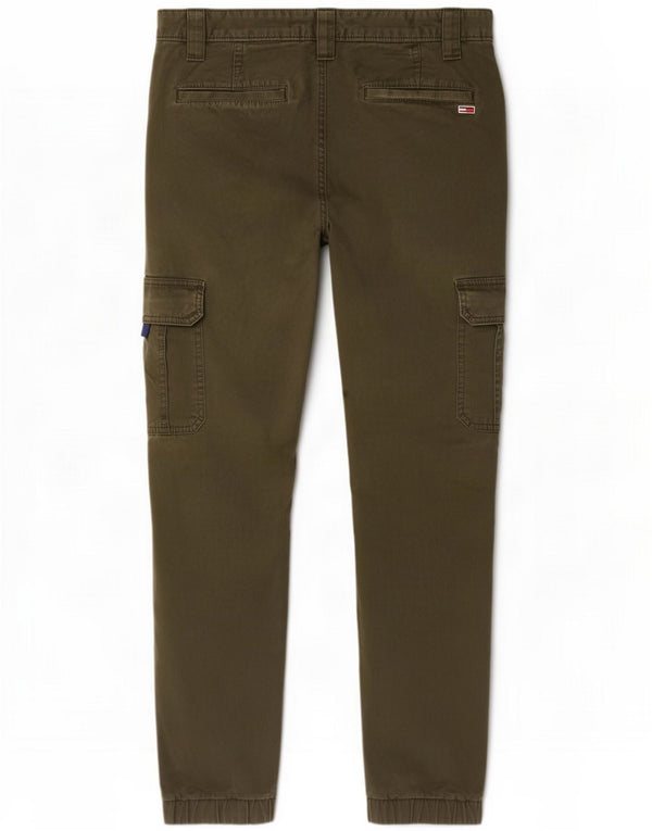 Tommy Hilfiger Mens Scanton Slim Cargo Παντελόνι W33 L32 Πράσινο Βαμβακερό