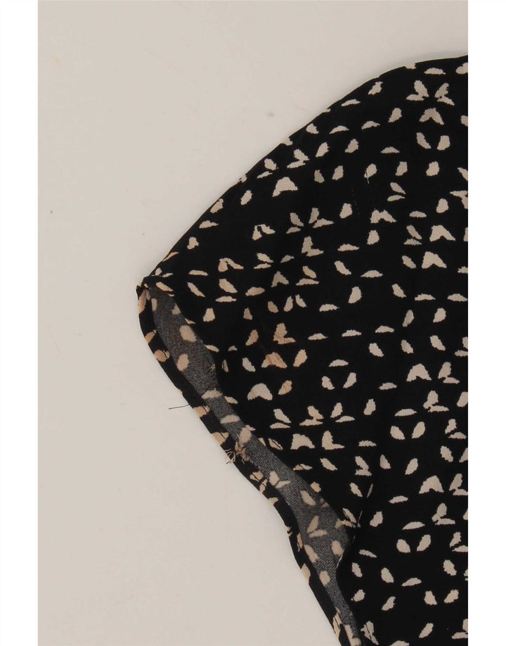 Γυναικεία μπλούζα Jigsaw Top UK 12 Medium Navy Blue Spotted Viscose