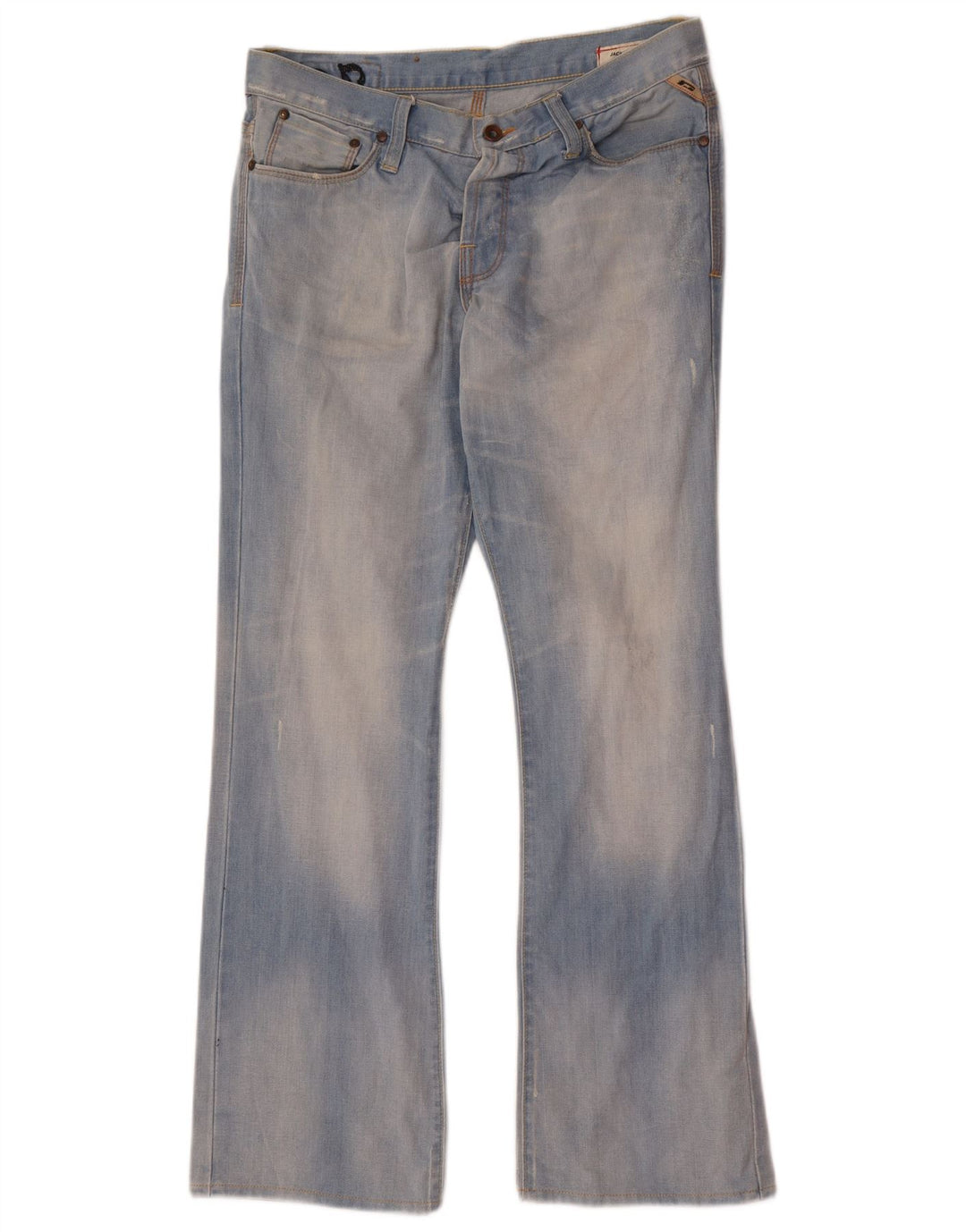 Jack & Jones Ανδρικό τζιν μποτάκι με ταλαιπωρία W33 L32 Μπλε βαμβακερό
