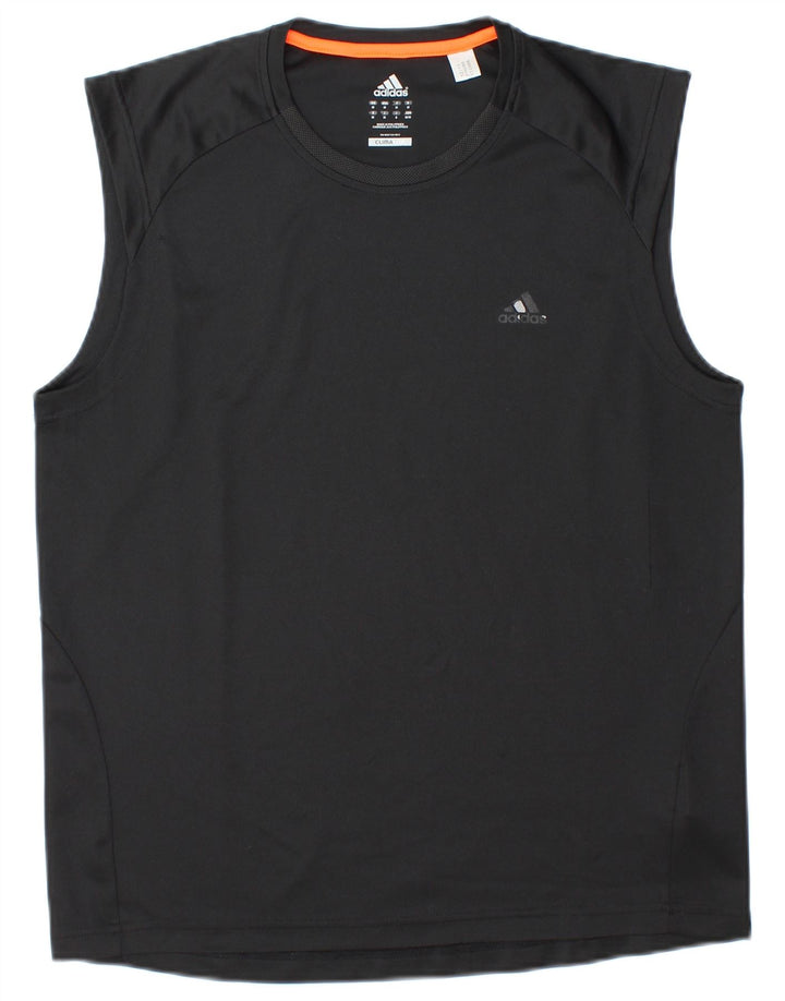 Adidas Ανδρικό γιλέκο Climalite Top Medium Black Polyester