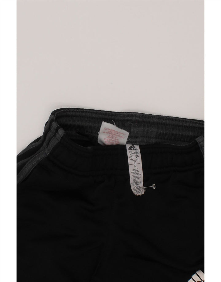 Παντελόνι αθλητικής φόρμας Adidas Boys Climalite Joggers 4-5 ετών μαύρο πολυεστέρα