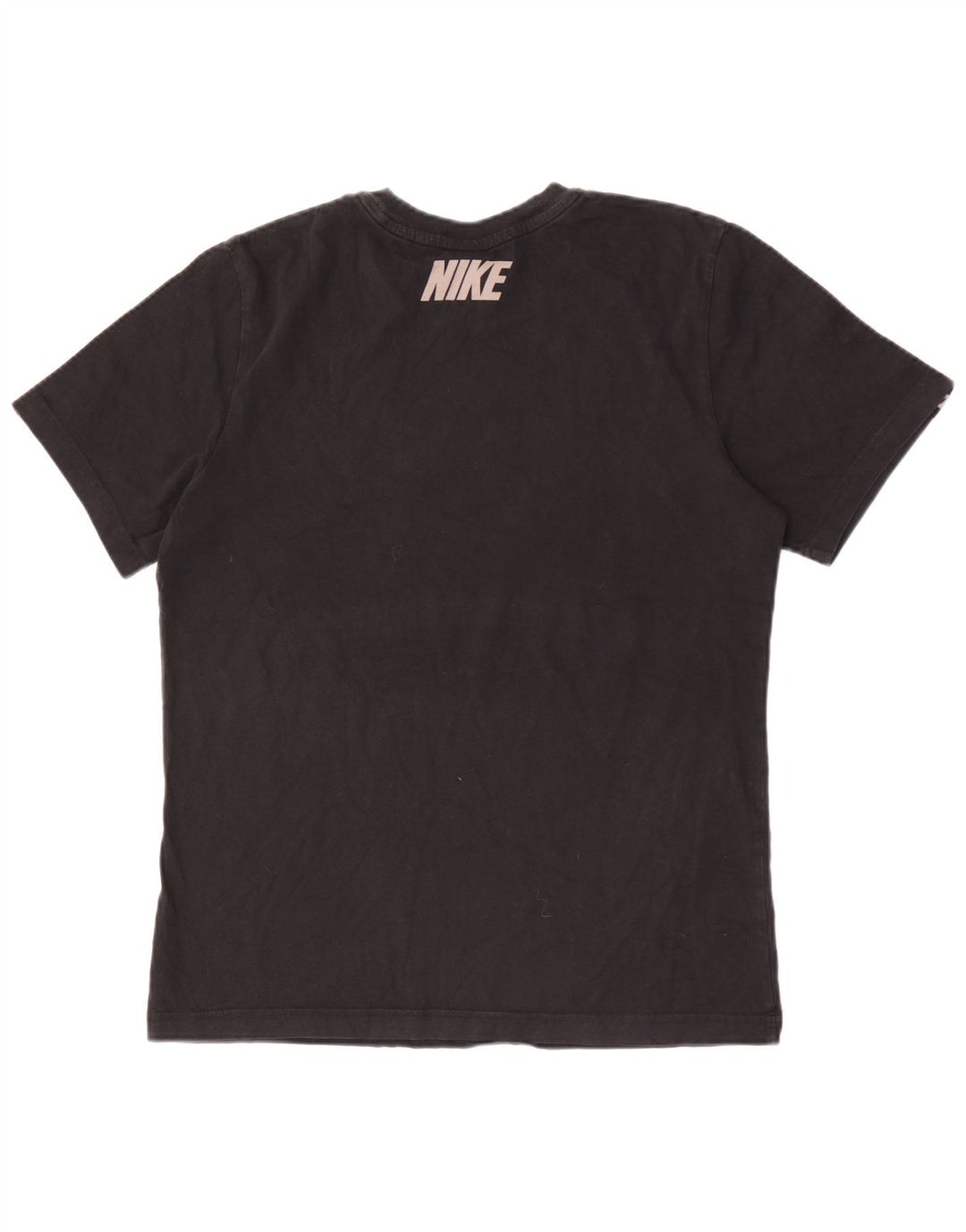 Ανδρικό γραφικό μπλουζάκι Nike, μεσαίο μαύρο χρώμα, βαμβακερό