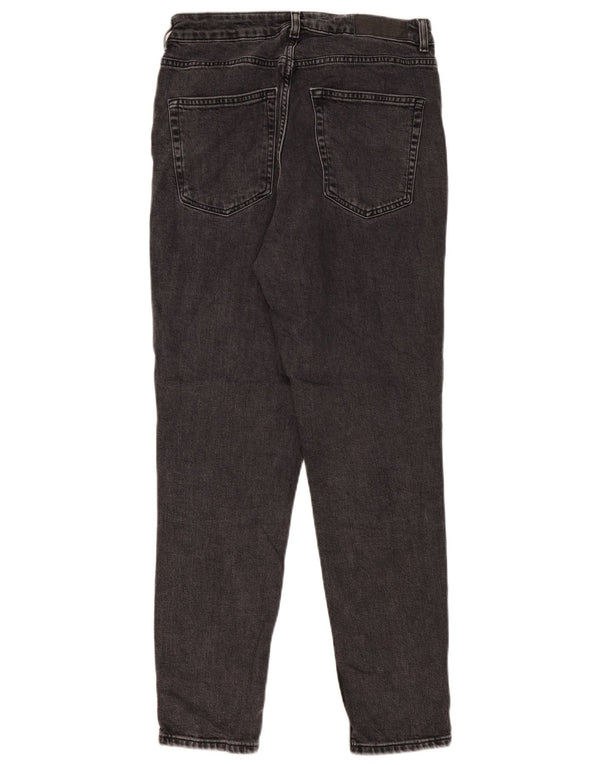 Topshop Γυναικείο Slim Jeans UK 14 Medium W30 L29 Μαύρο βαμβακερό