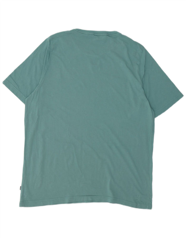 Ανδρικό T-Shirt PUMA Top 2XL Μπλε βαμβακερό