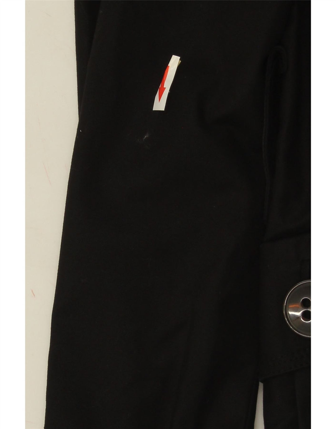 Zara Γυναικεία καμπαρντίνα UK 10 Small Black Cotton