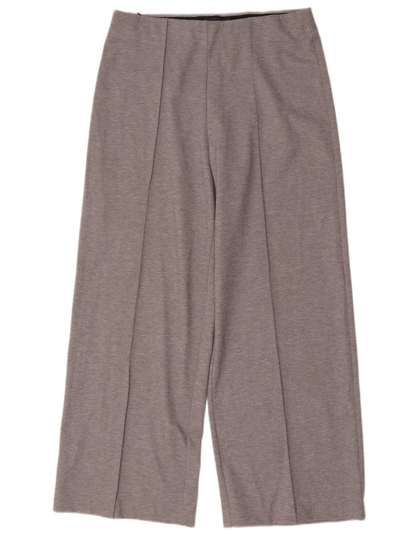 Marks & Spencer Γυναικείο φαρδύ παντελόνι casual UK 14 μεγάλο W32 L30 Γκρι