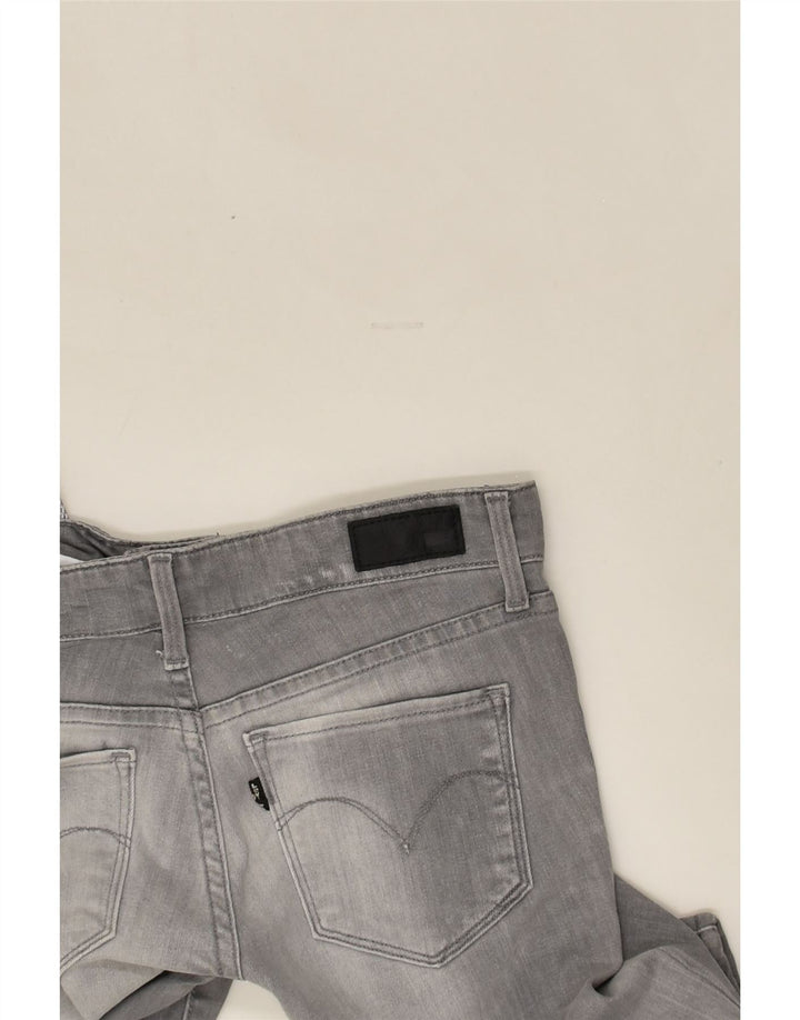 LEVI'S Womens Demi Curve Denim Shorts W26 Small Grey Cotton | Vintage Levi's | Thrift | Second-Hand Levi's | Used Clothing | Messina Hembry 
