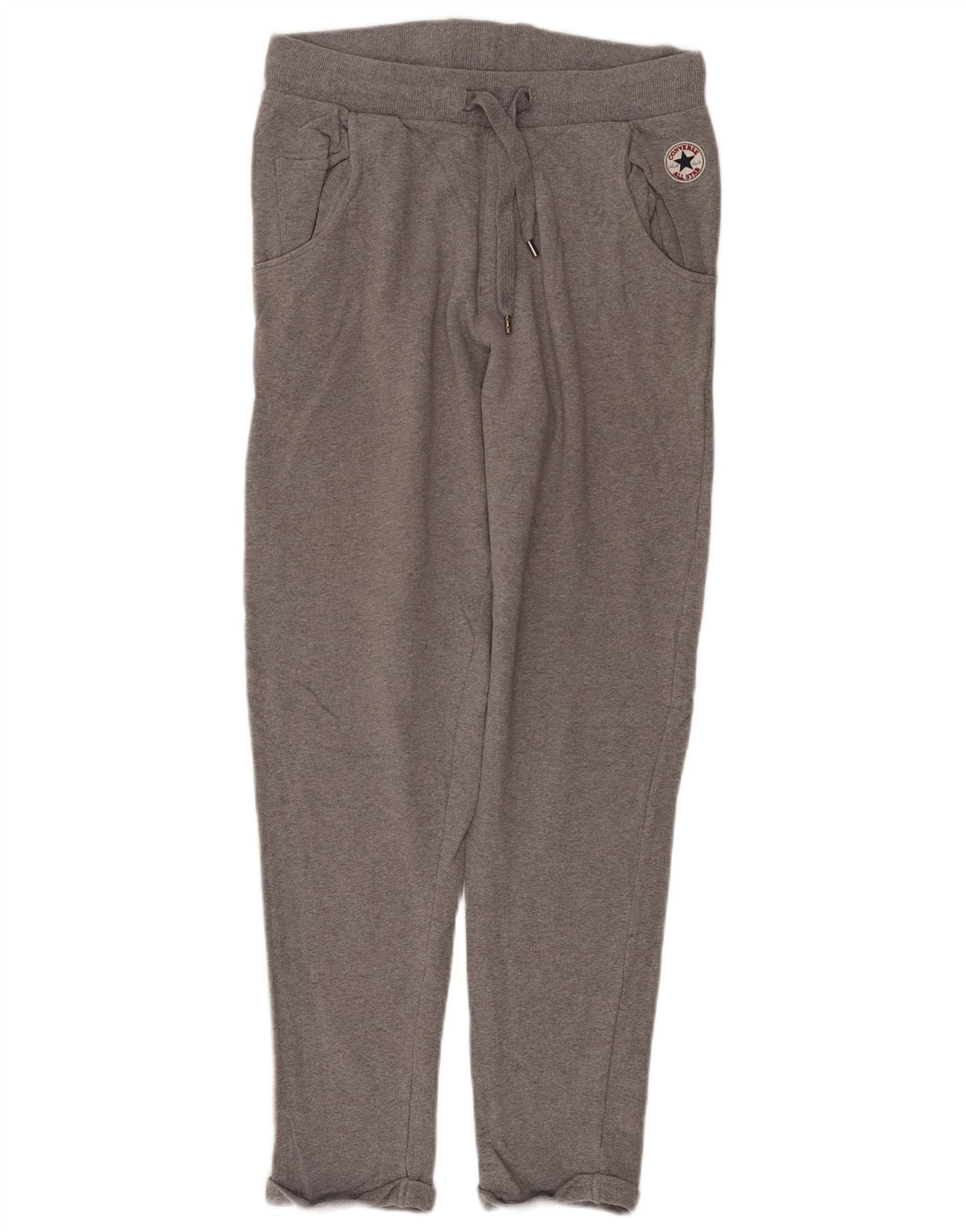 Ανδρική φόρμα CONVERSE Παντελόνι Joggers Μεγάλο Γκρι Βαμβακερό
