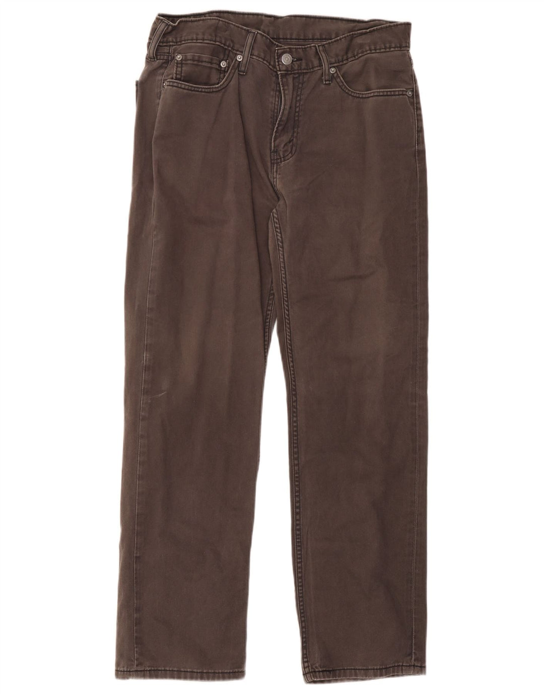 Levi's Mens 514 Straight Jeans W33 L30 Γκρι βαμβακερό