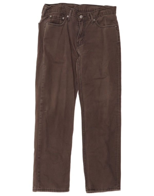 Levi's Mens 514 Straight Jeans W33 L30 Γκρι βαμβακερό
