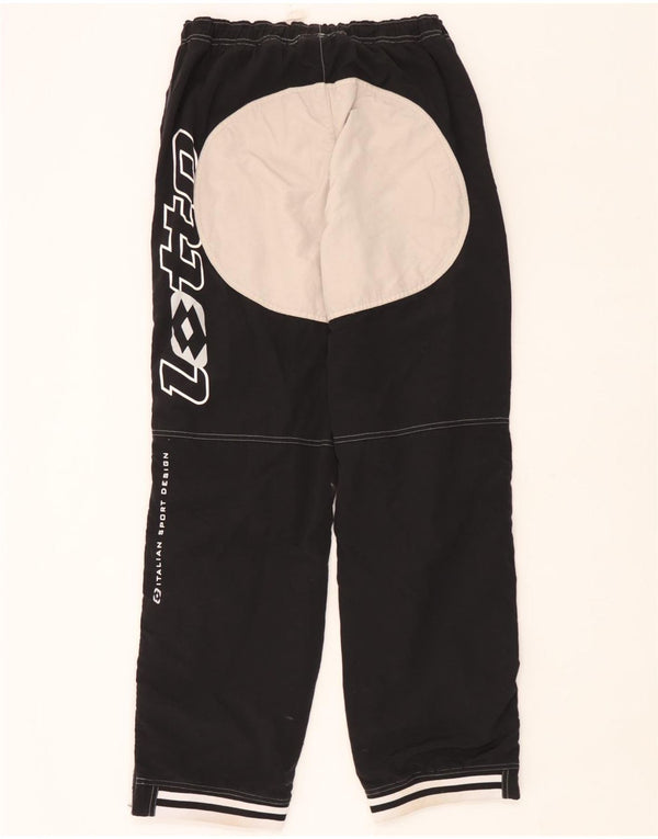Ανδρική φόρμα Lotto Graphic Παντελόνι Joggers Large Black Colourblock