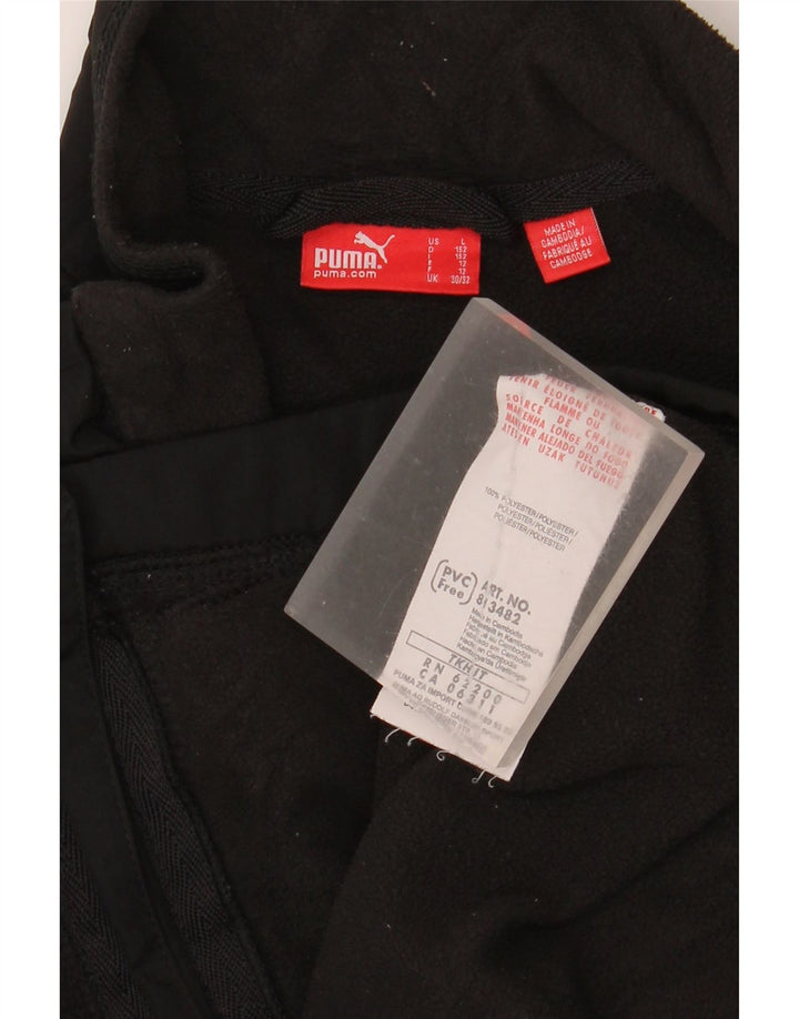 Puma Boys Fleece Jacket 11-12 Years Black Polyester