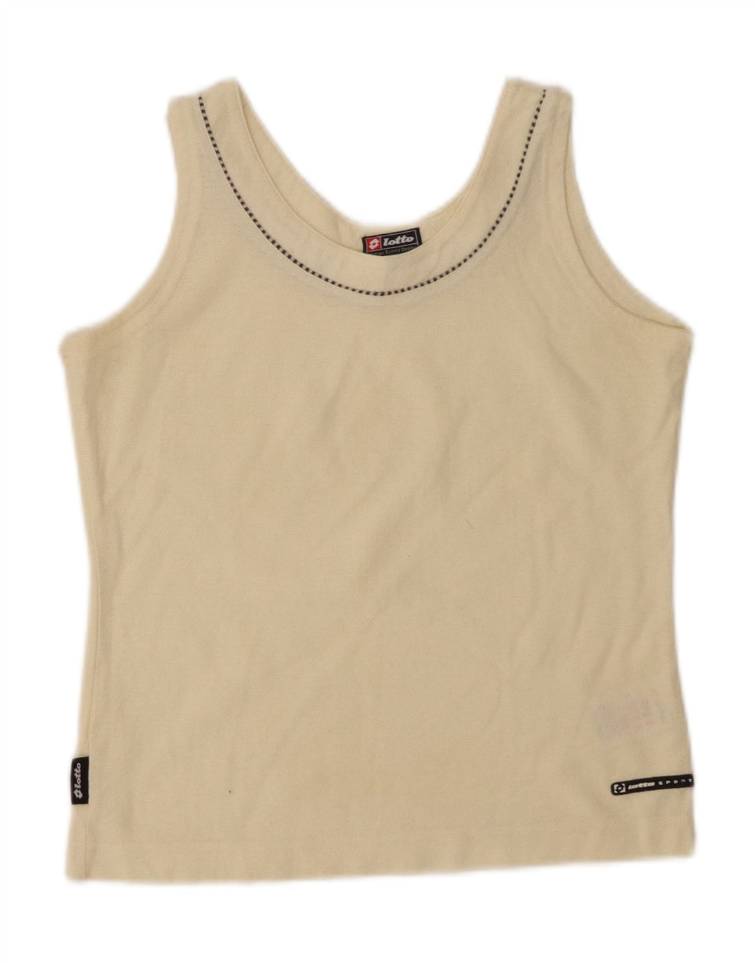 Γυναικείο γιλέκο Lotto UK 8 Small Off White Βαμβακερό