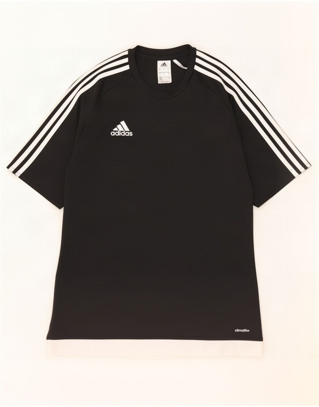 Ανδρικό T-Shirt Climalite Adidas Top Medium Black Colourblock Πολυεστέρας