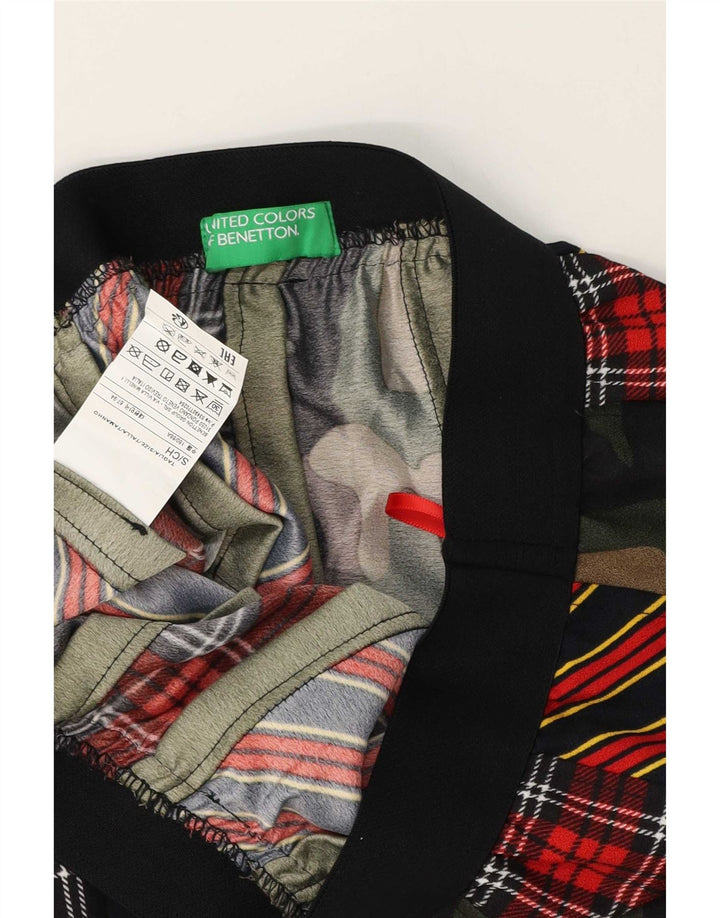 Γυναικεία φούστα Benetton A-Line Μικρή W26 Πολύχρωμη Πολυεστέρας Καμουφλάζ
