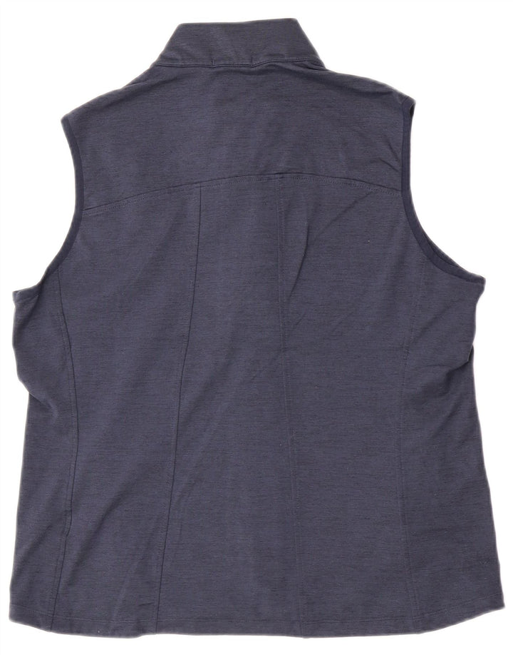 Puma Γυναικεία Αμάνικη αθλητική φόρμα Top Jacket UK 16 Large Navy Blue