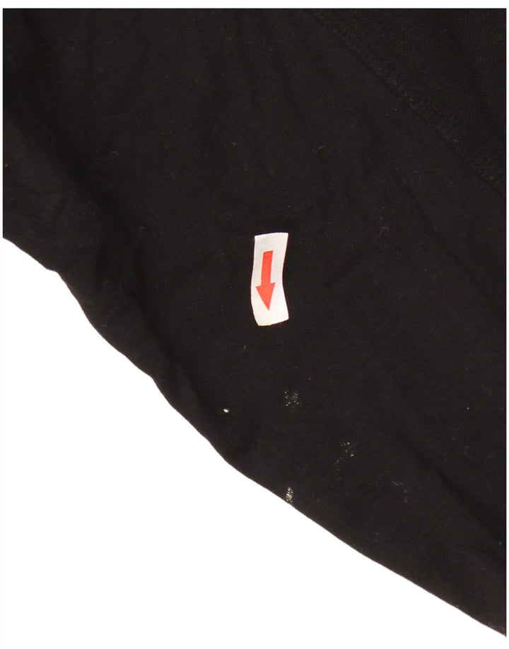 Zara γυναικεία φούτερ με μανίκια 3/4 υπερμεγέθη Jumper UK 14 Medium Black