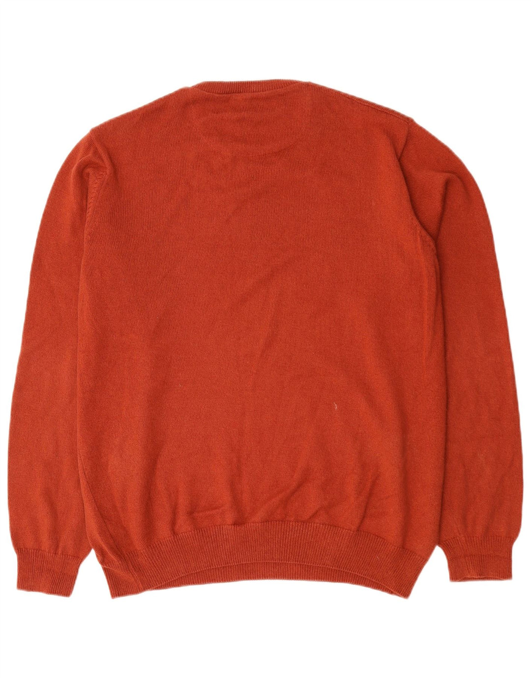 Ανδρικό πουλόβερ Marks & Spencer Regular Fit Crew Neck Jumper μεγάλο κόκκινο βαμβακερό