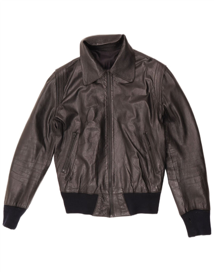 Vintage Ανδρικό Bomber Jacket UK 34 XS Μαύρο
