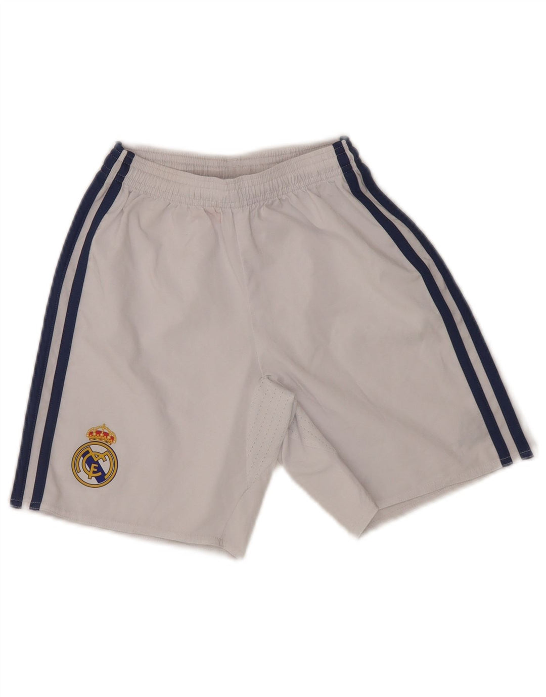 Αθλητικά σορτς Adidas Boys Real Madrid 9-10 ετών από λευκό πολυεστέρα