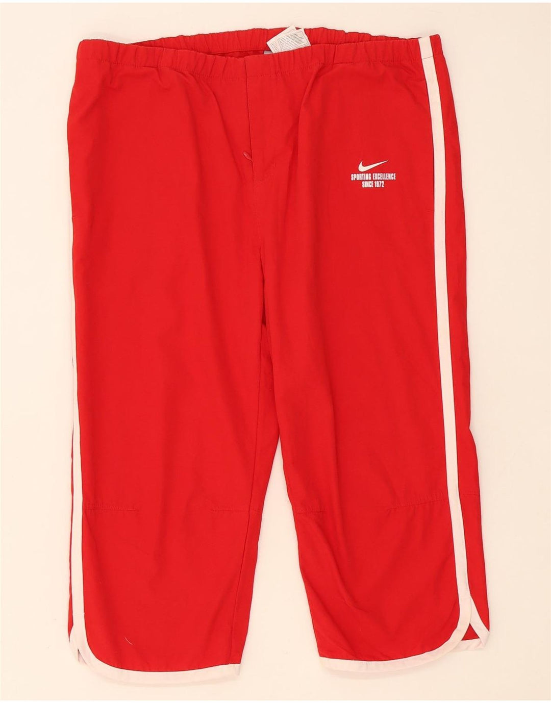 Γυναικεία φόρμα Nike Capri Παντελόνια UK 14/16 Μεγάλο κόκκινο πολυεστέρα