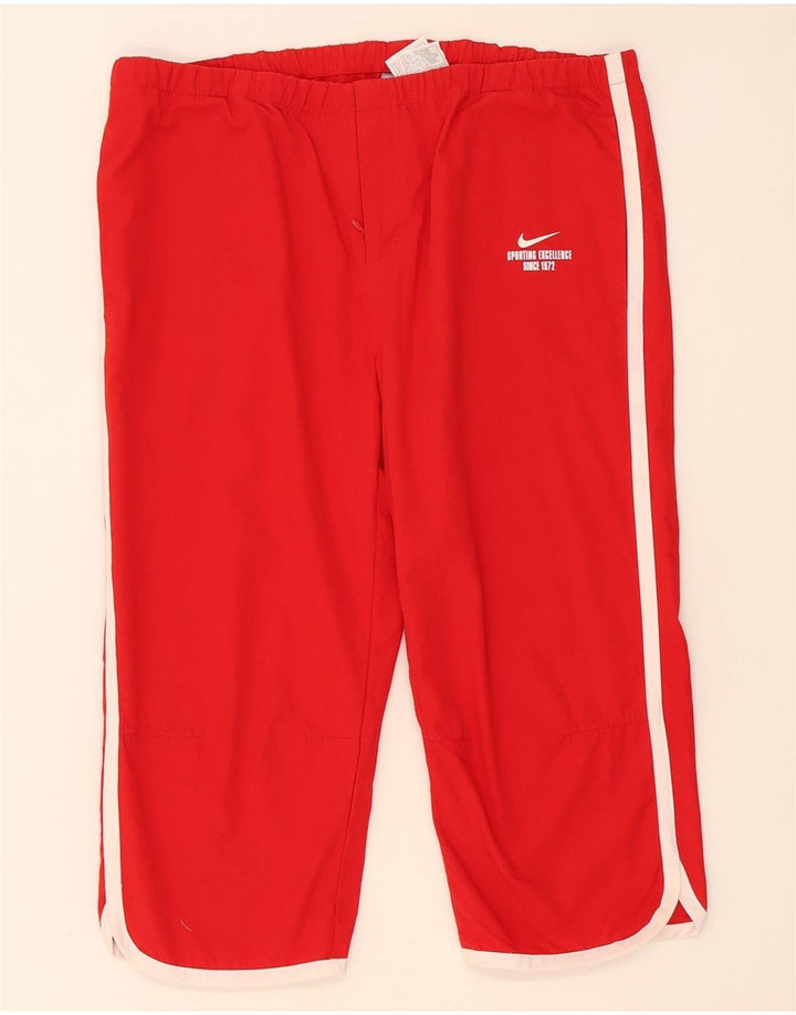 Γυναικεία φόρμα Nike Capri Παντελόνια UK 14/16 Μεγάλο κόκκινο πολυεστέρα