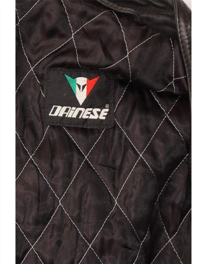 Dainese Ανδρικό Δερμάτινο Μπουφάν IT 52 Large Μαύρο Δερμάτινο